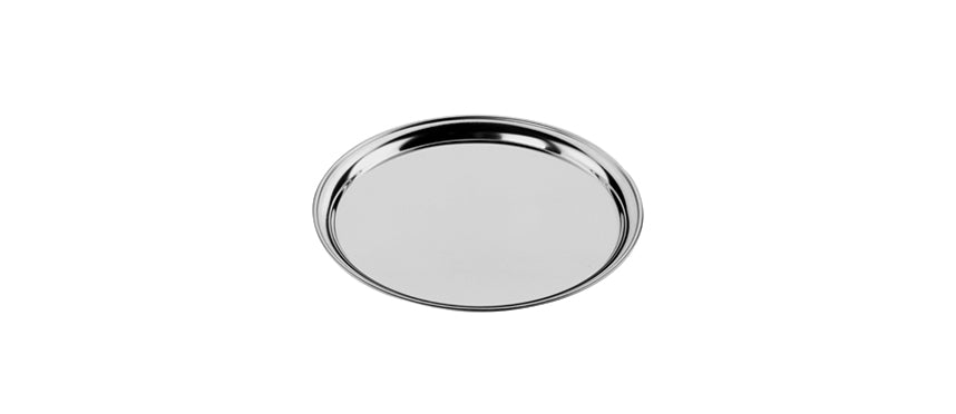 INOX VASSOIO TONDO LISCIO 40 18/10 18088 - 95473 - MORINI