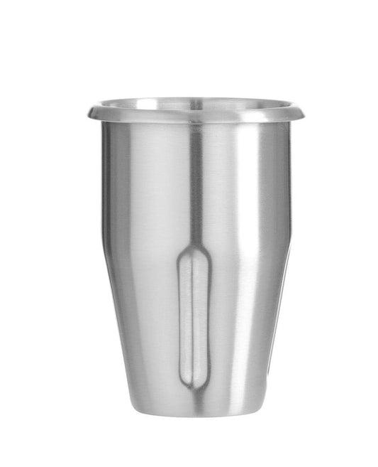 TAZZA DI MISCELAZIONE IN ACCIAIO INOX PER FRULLINO - DESIGN BY BRONWASSER, 0,5L, Ø113X(H)160M