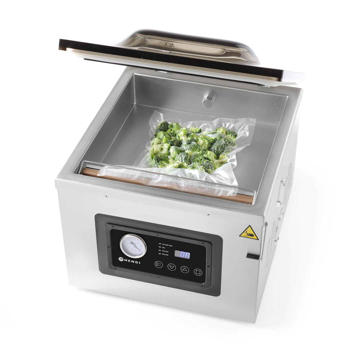 MACCHINA SOTTOVUOTO A CAMPANA PROFI LINE 410, HENDI, PROFI LINE, BARRA SALDANTE DA 410MM, 230V/1100W - 201442