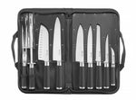 SET DI COLTELLI DA 9 PEZZI, HENDI, NERO, 445X260X(H)65MM - 975770