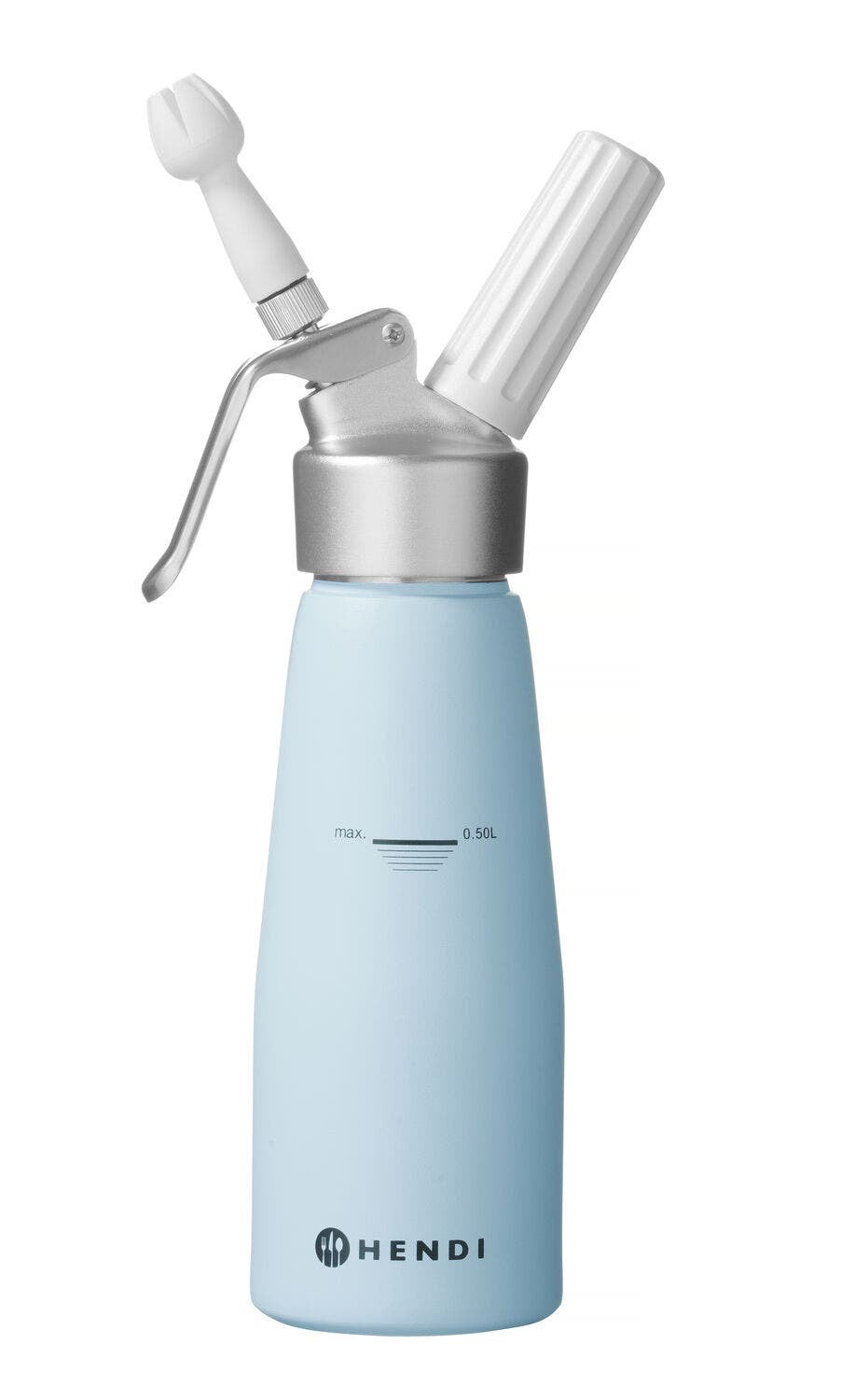 SIFONE PER PANNA, 0,5L, BLU PASTELLO, Ø80X(H)260MM