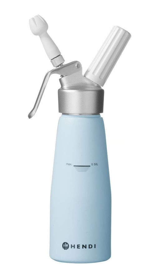 SIFONE PER PANNA, 0,5L, BLU PASTELLO, Ø80X(H)260MM