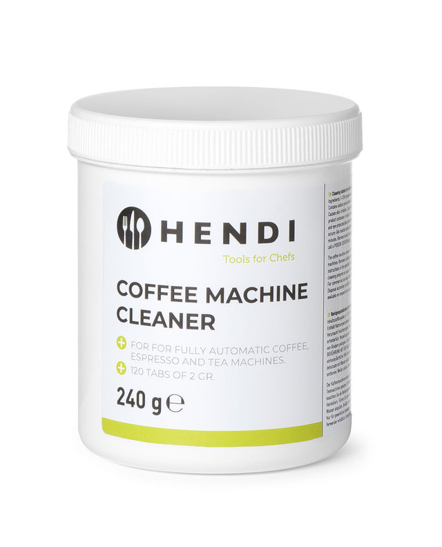 DETERGENTE PER MACCHINE DA CAFFÈ AUTOMATICHE, 120 PASTIGLIE., HENDI - 976739