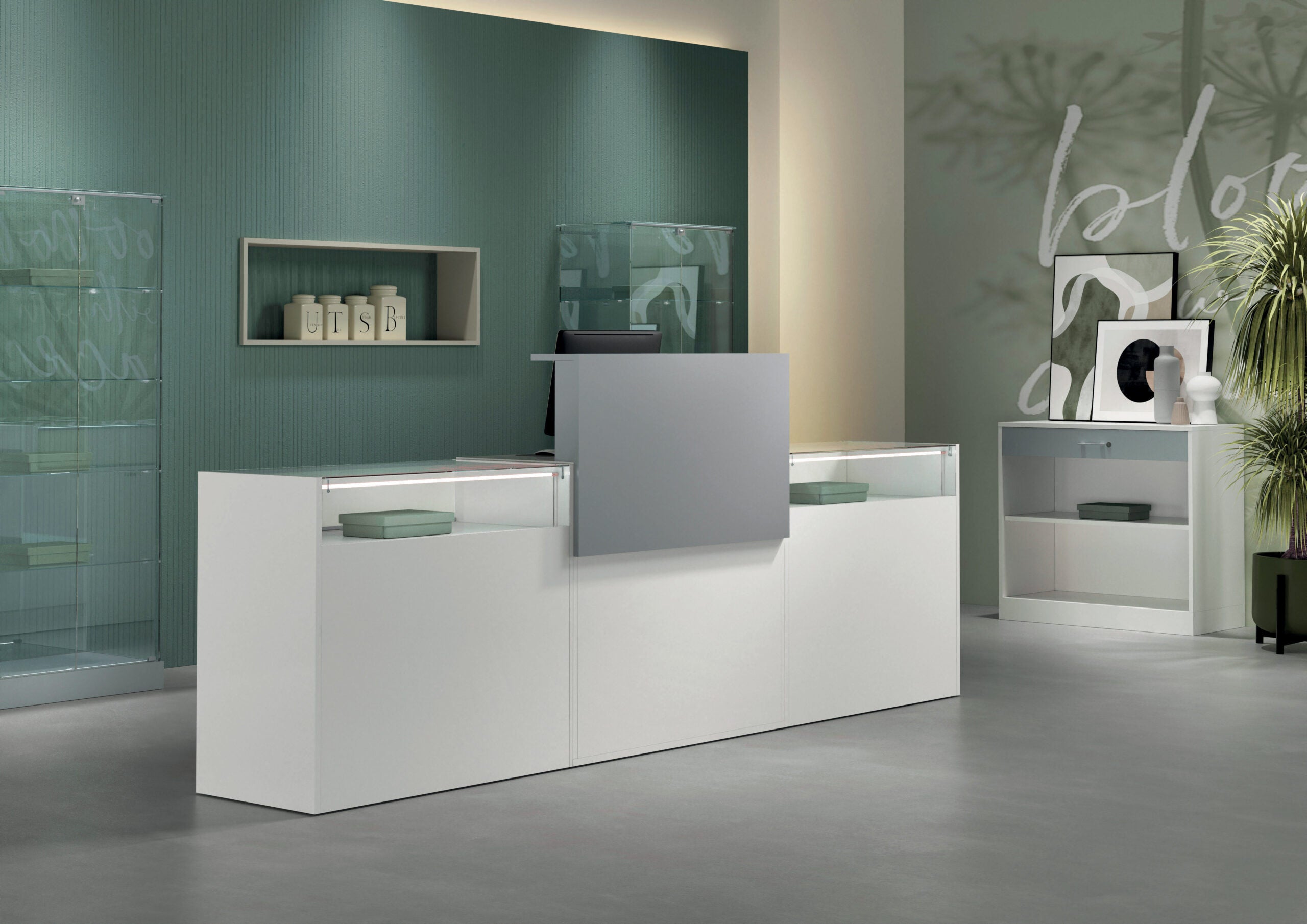 COMPOSIZIONE LAMINATO 300X50X120 CM - COM/LA4 - ITALVETRINE