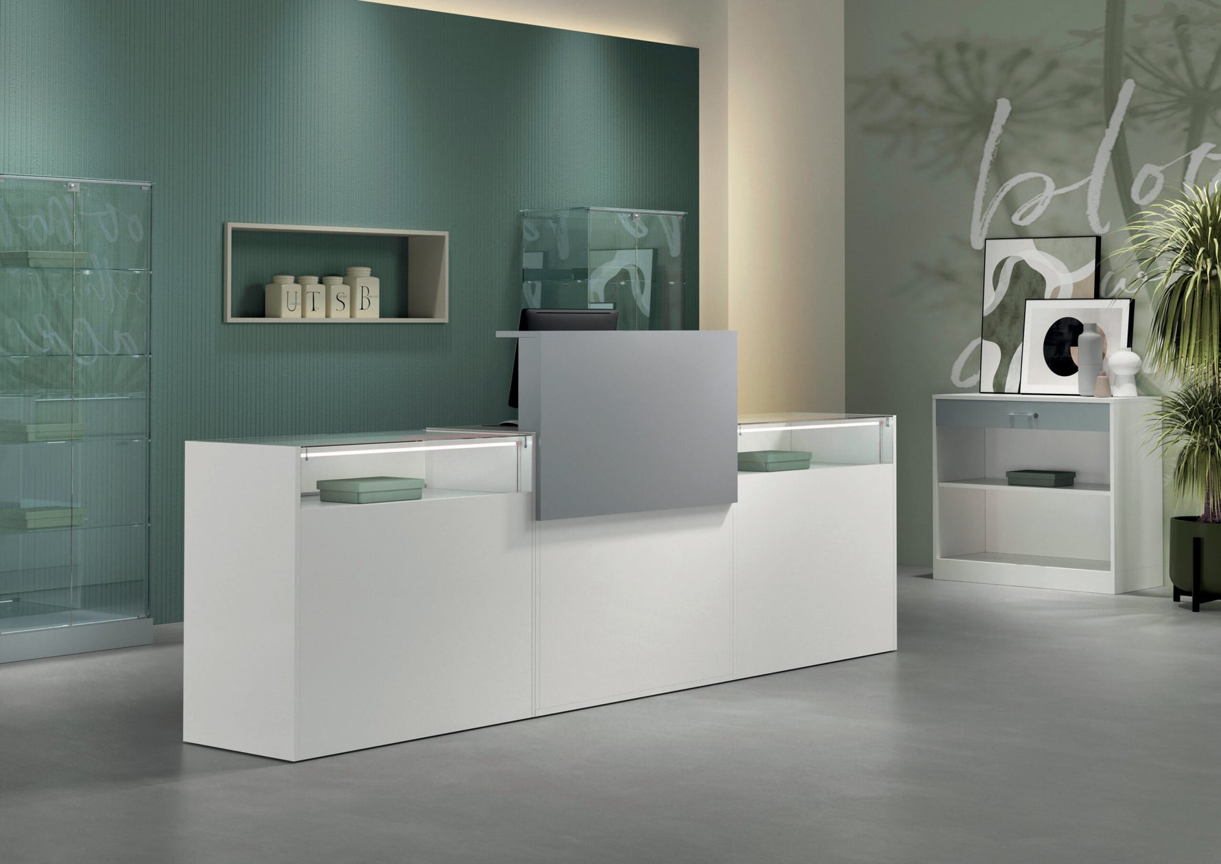COMPOSIZIONE LAMINATO 300X50X120 CM - COM/LA4 - ITALVETRINE