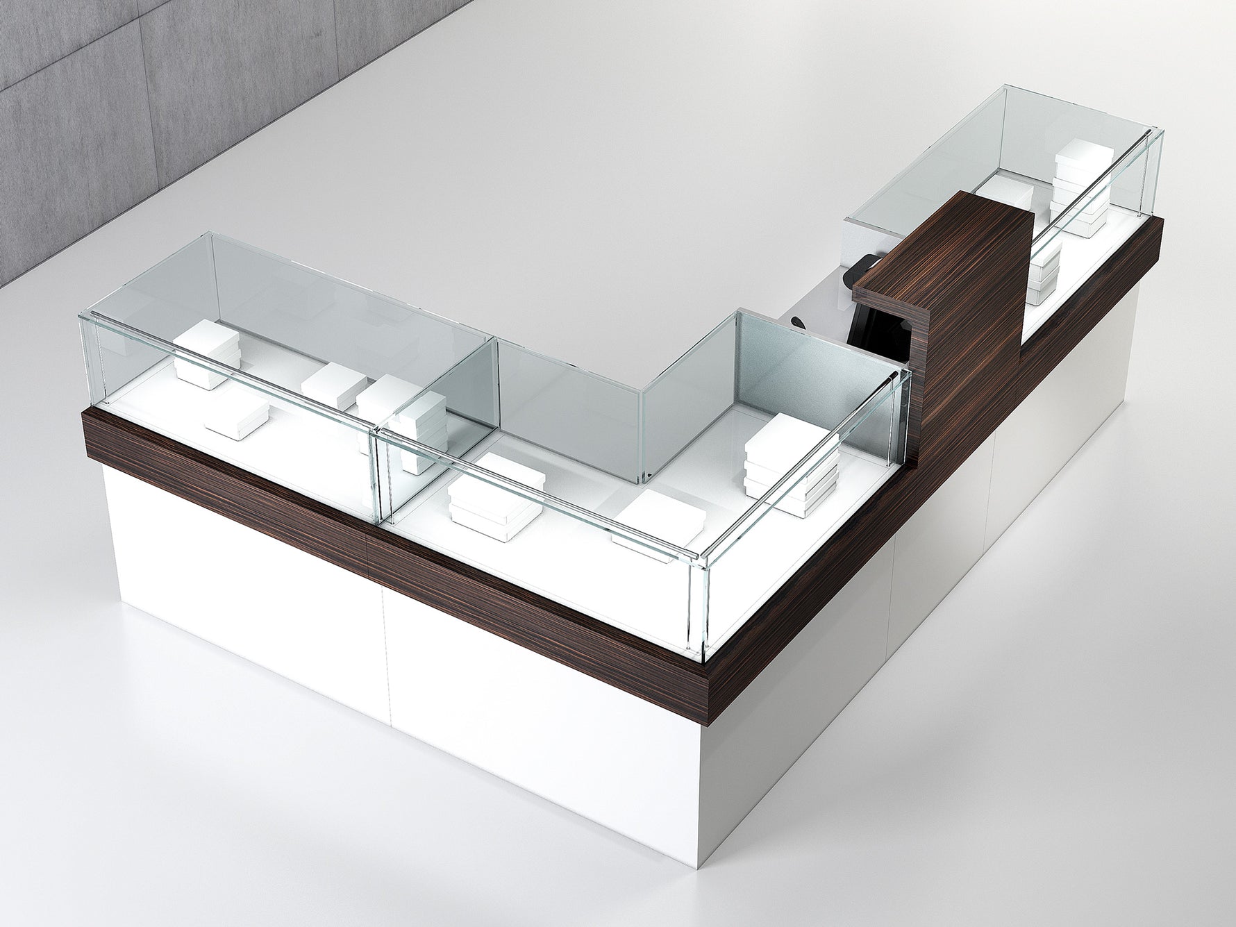 VETRINE COMPONIBILI QUADRATUM FRAME 200X300X120 CM - COM/QF6 - ITALVETRINE