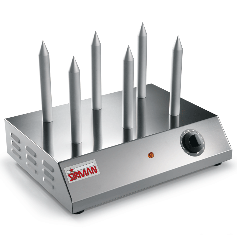 HOT-DOG - BREAD WARMER - ROBERTO 6-NAIL BREAD WARMER
