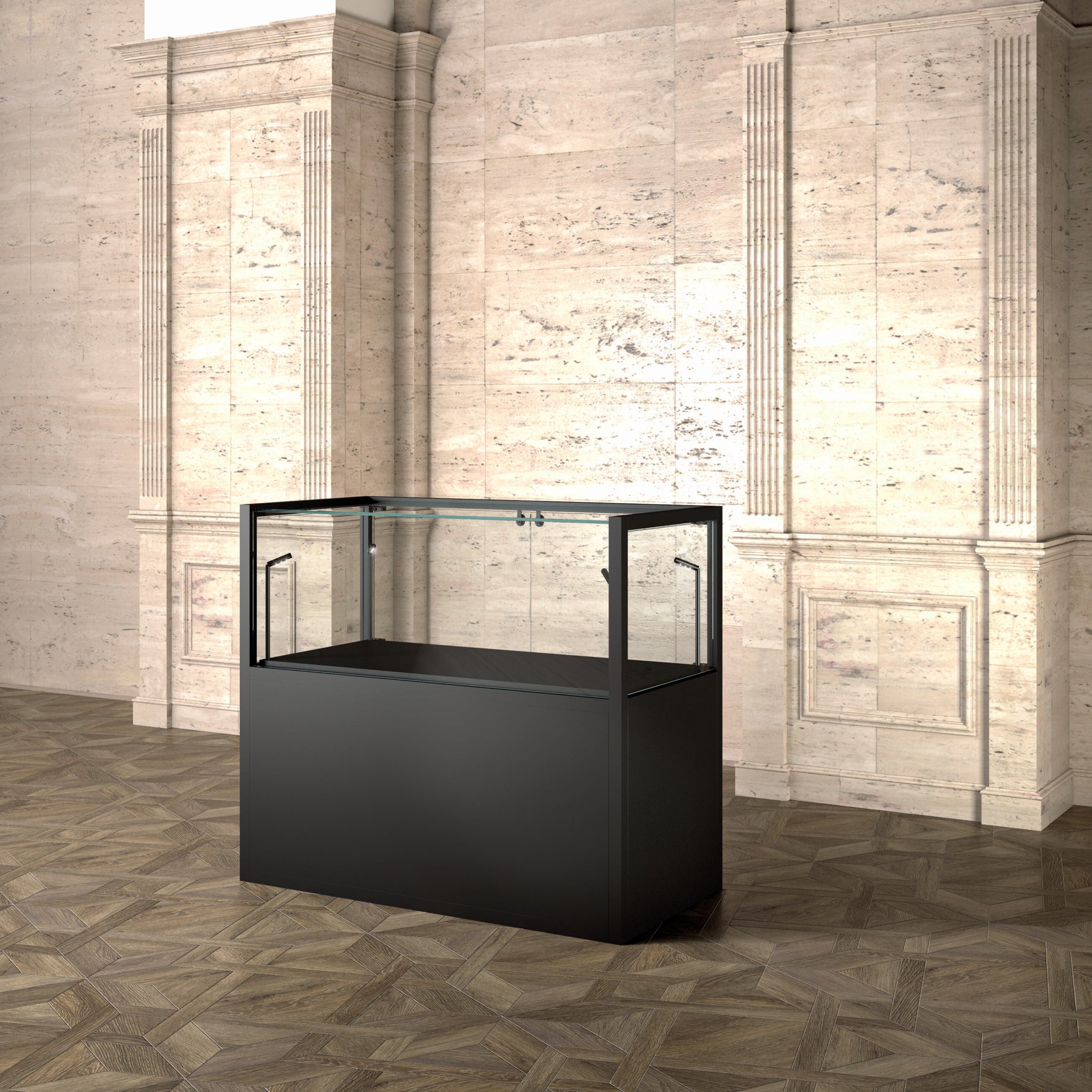 BANCHI VENDITA MUSEUM 120X60X105 CM - MU/120FTM - ITALVETRINE