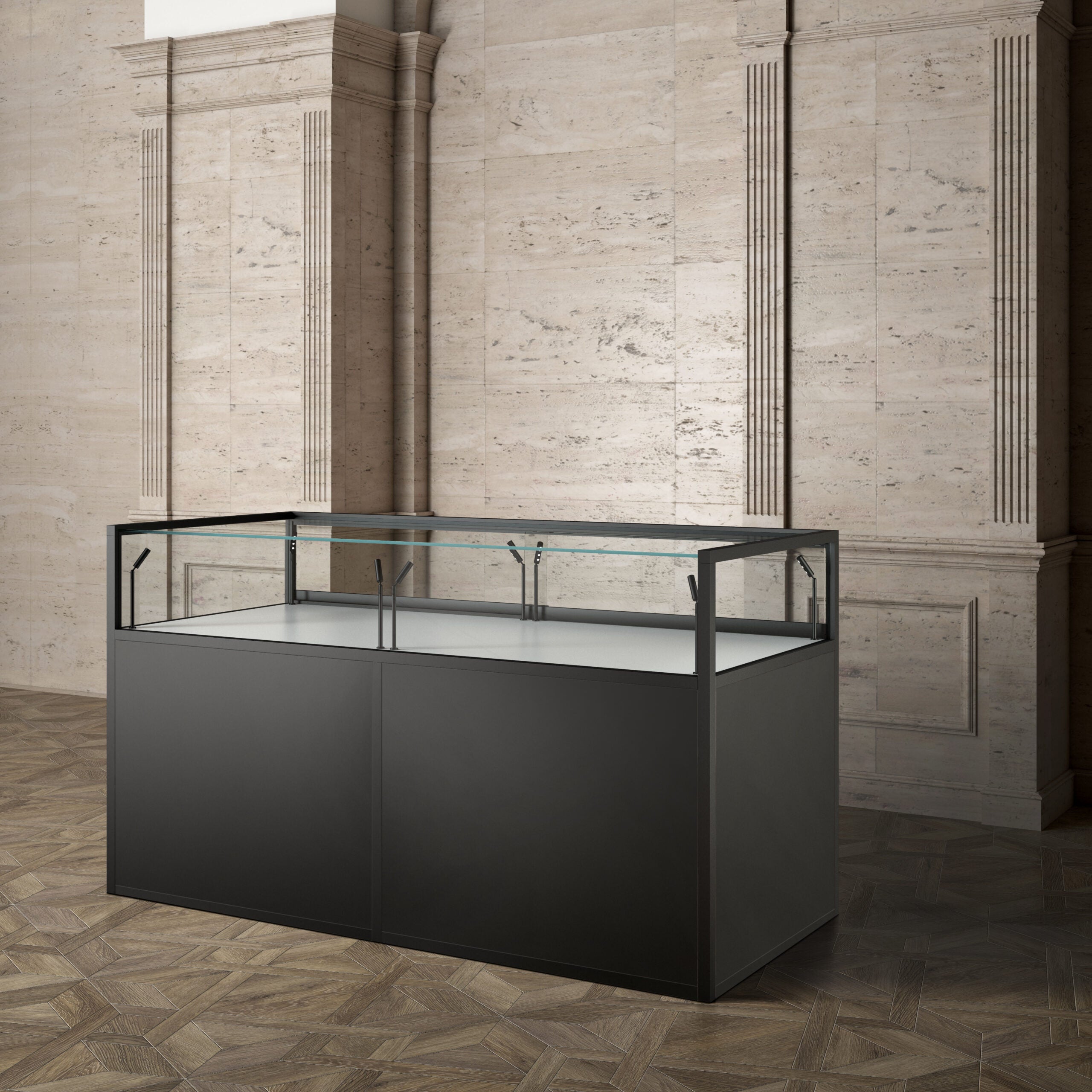 BANCHI VENDITA MUSEUM 180X80X105 CM - MU/180FTM - ITALVETRINE