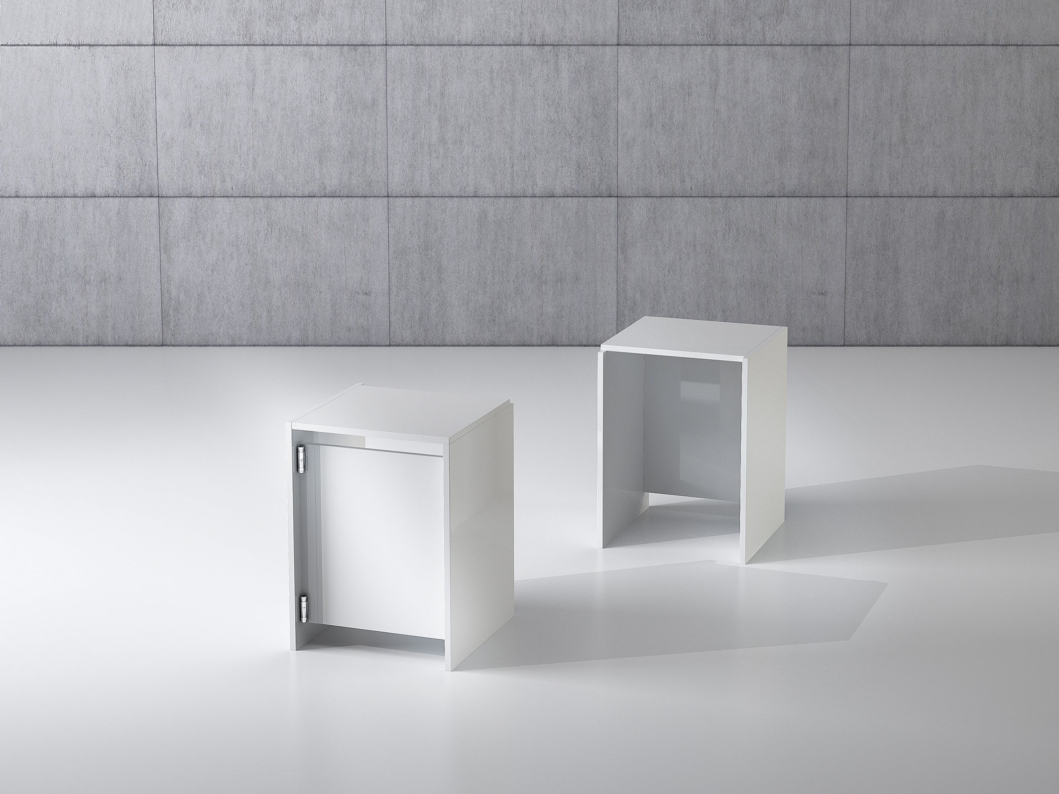 BANCHI VENDITA, VETRINE COMPONIBILI QUADRATUM FRAME 50X50X70 CM - QF/5P - ITALVETRINE