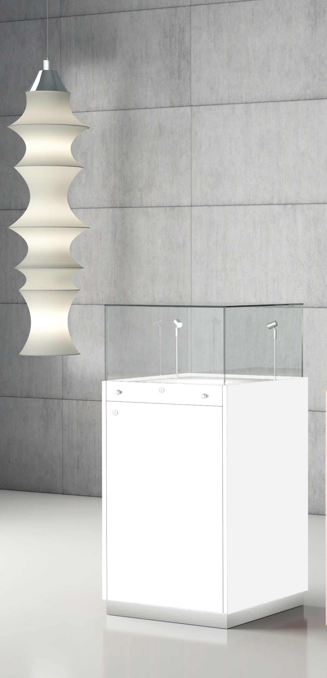 BANCHI VENDITA QUADRATUM 50X50X106 CM - Q/50L - ITALVETRINE