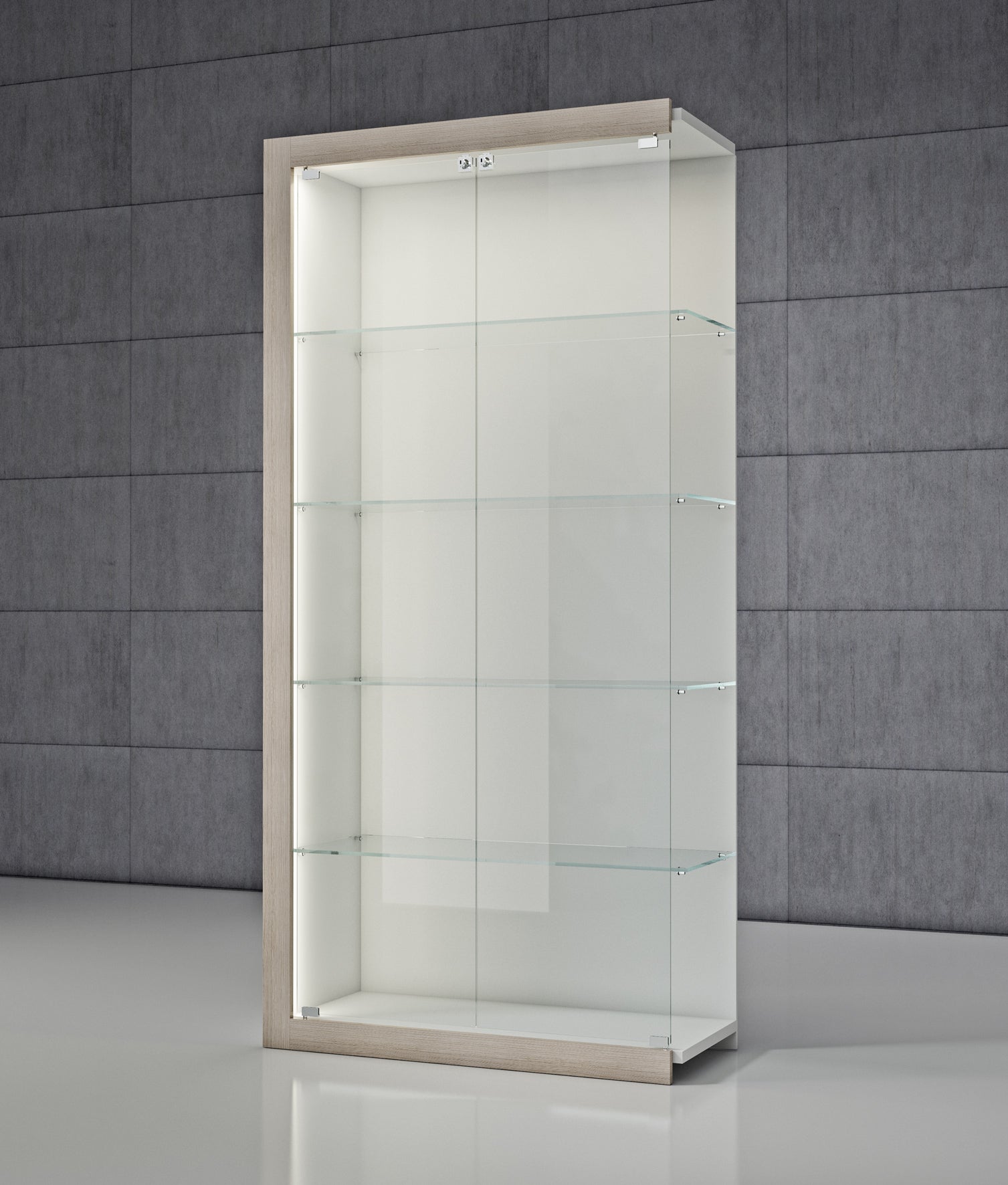 VETRINE COMPONIBILI QUADRATUM FRAME 100X40X210 CM - QF/C - ITALVETRINE