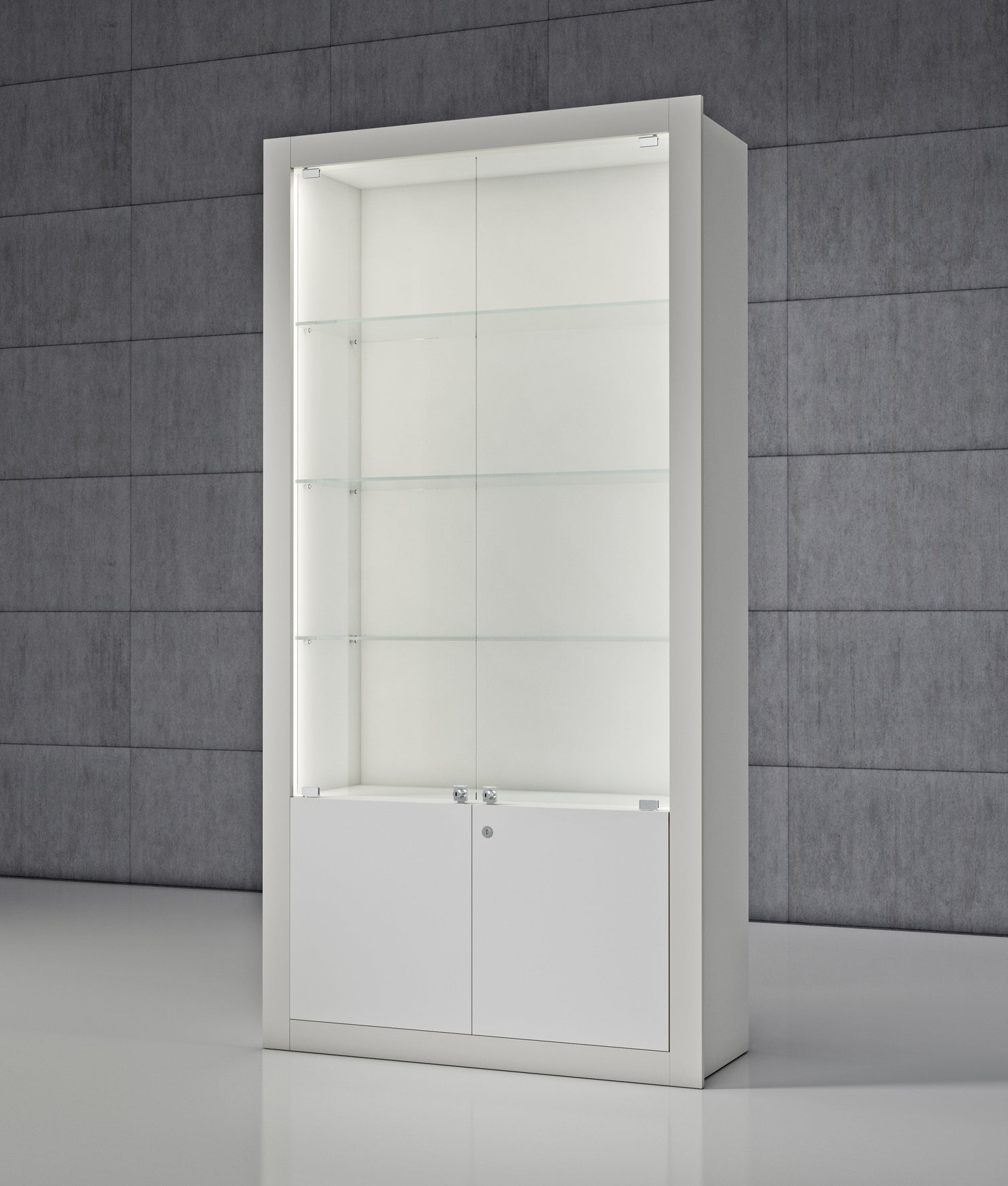 VETRINE COMPONIBILI QUADRATUM FRAME 100X40X210 CM - QF/SA - ITALVETRINE