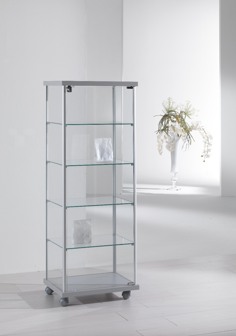 VETRINE ALLUMINIO ALLDESIGN 53X39X141 CM - 53/14 - ITALVETRINE