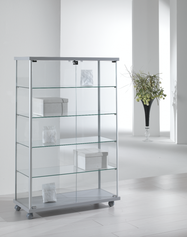 VETRINE ALLUMINIO ALLDESIGN 93X39X141 CM - 93/14 - ITALVETRINE