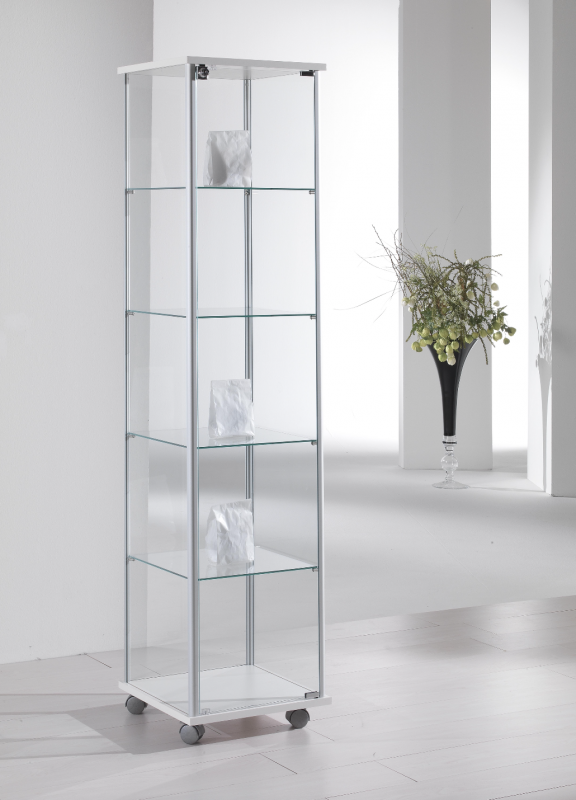 VETRINE ALLUMINIO ALLDESIGN 43X43X180 CM - 43/A - ITALVETRINE