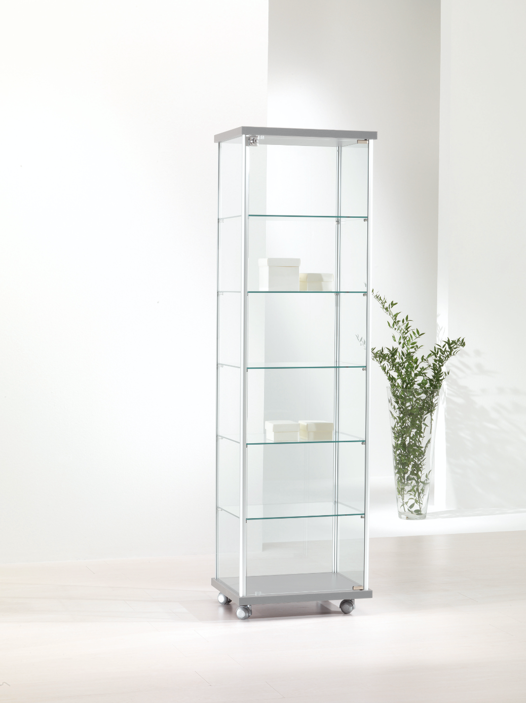 VETRINE ALLUMINIO ALLDESIGN 53X39X180 CM - 53/A - ITALVETRINE