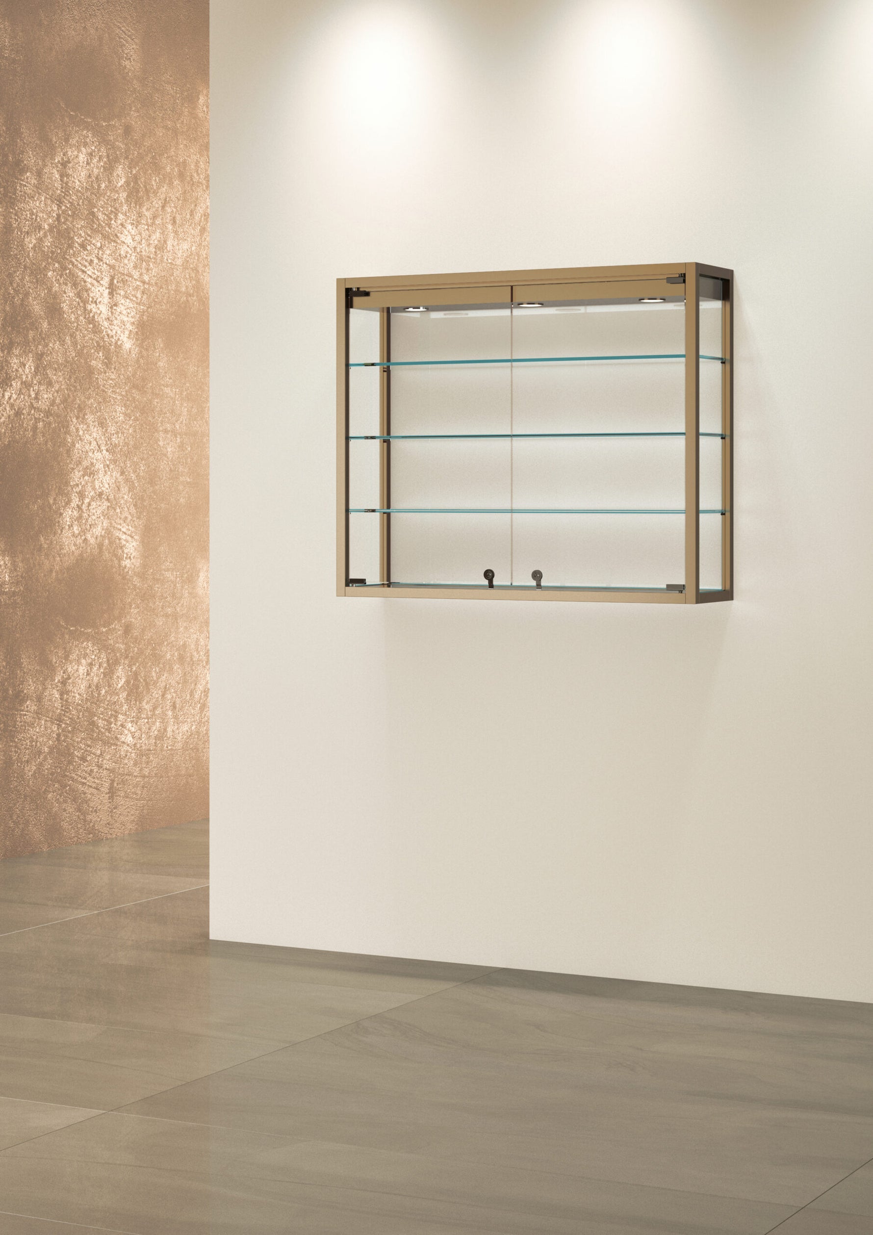 VETRINE PENSILI TMETAL 95X25X80 CM - TM/95P - ITALVETRINE