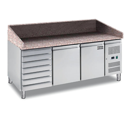 BANCHI PIZZA REFRIGERATI LINEA TVP - TVP PZ1610TN 1SP+7CA