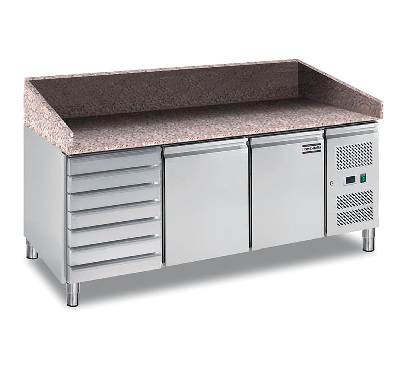BANCHI PIZZA REFRIGERATI LINEA TVP - TVP PZ2600TN 2SP