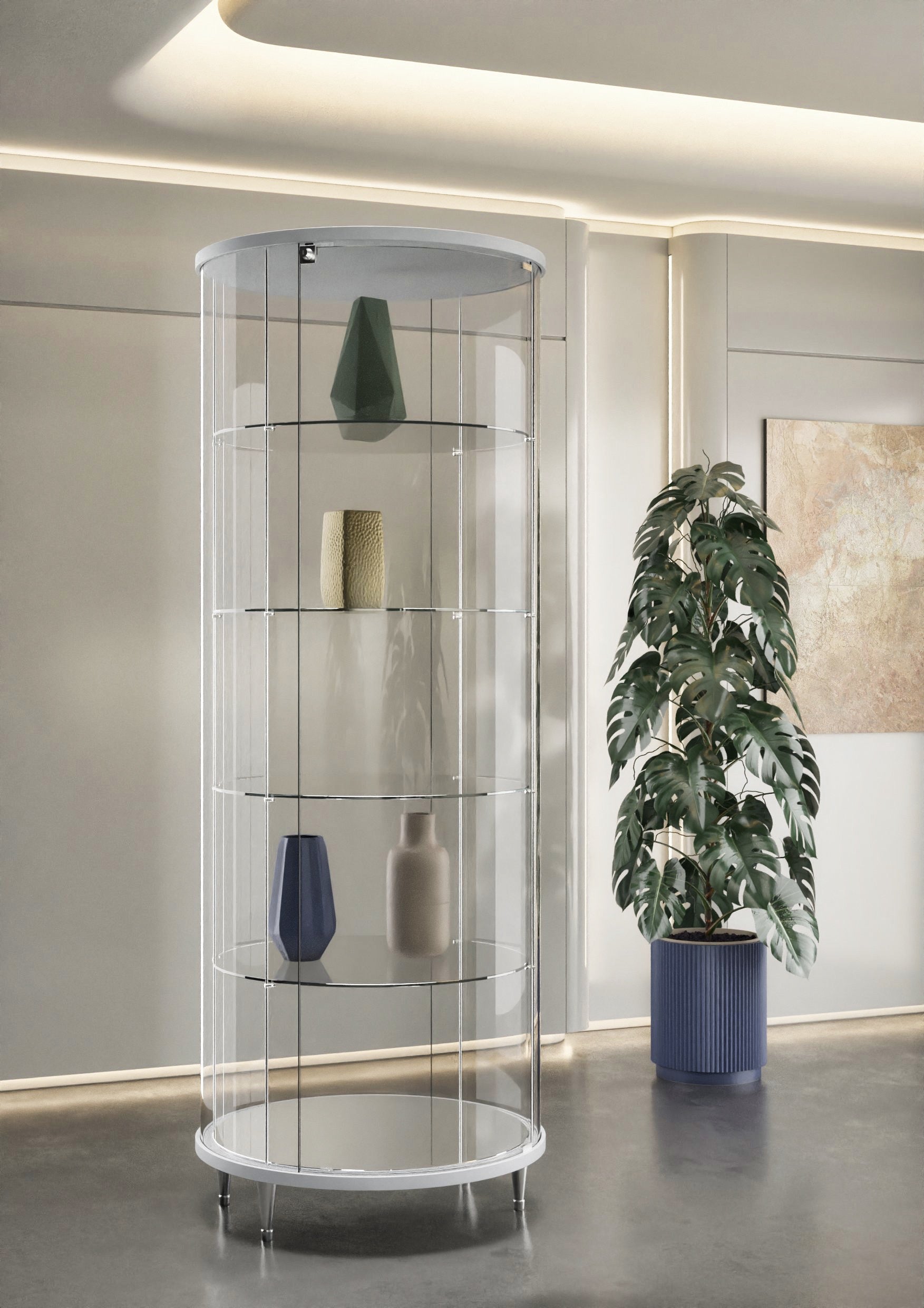 VETRINE CURVE TOP LINE 3 70X70X190 CM - 203/R7V – 203/R7S – 203/R7 - ITALVETRINE