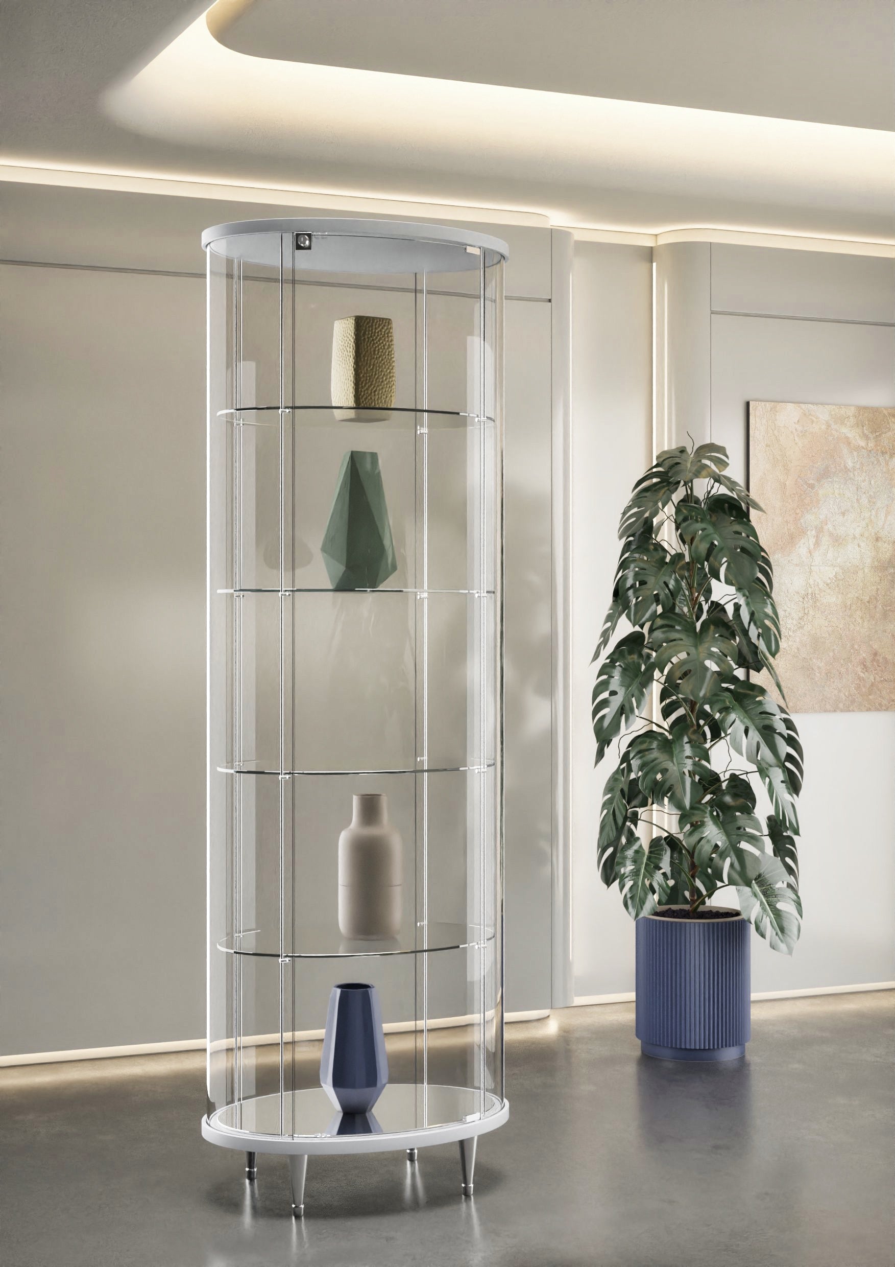 VETRINE CURVE TOP LINE 3 64X44X190 CM - 203/OPV – 203/OPS – 203/OP - ITALVETRINE
