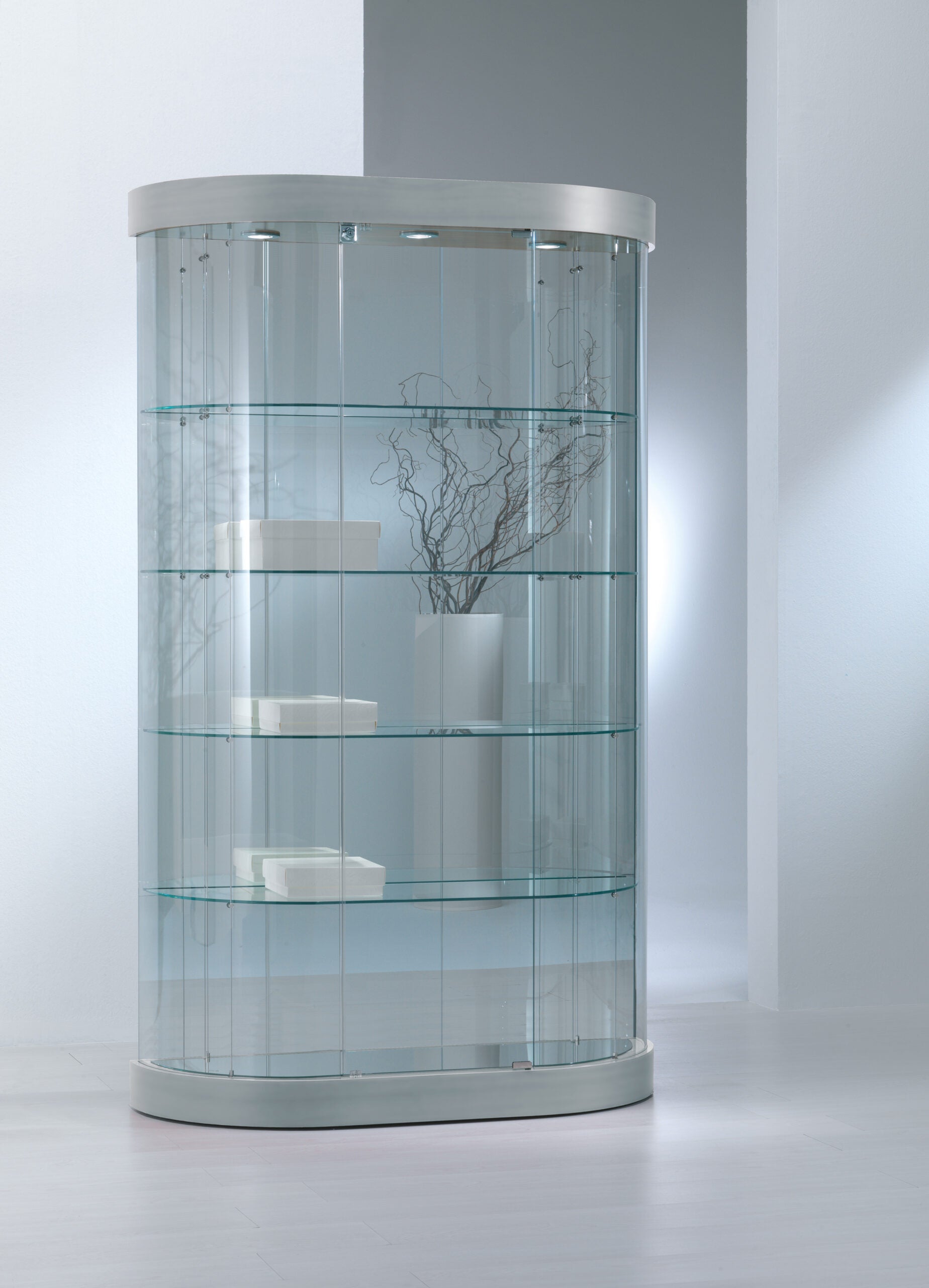 VETRINE CURVE TOP LINE 9 112X38X190 CM - 209/M - ITALVETRINE