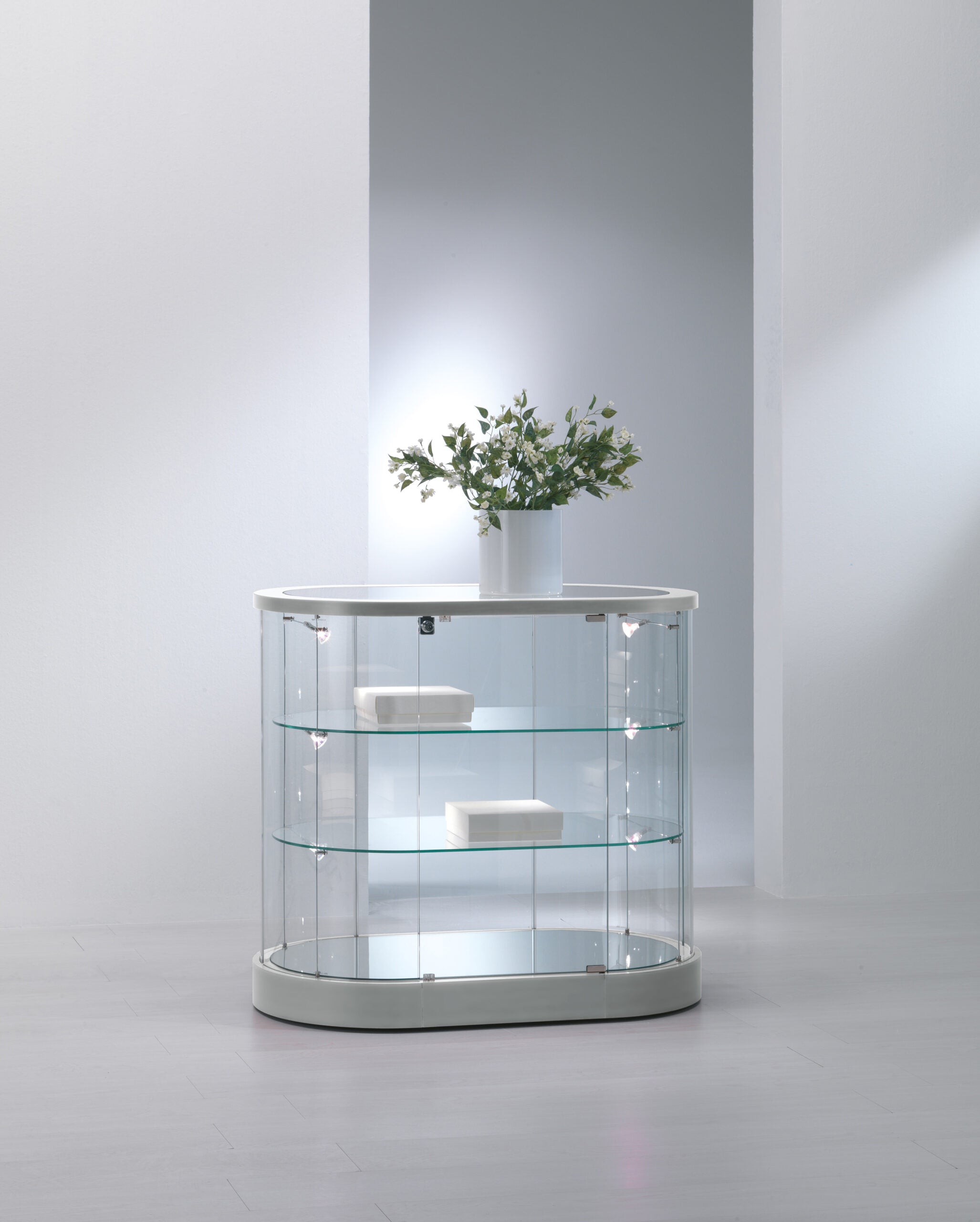 BANCHI VENDITA, VETRINE CURVE TOP LINE 9 96X56X87 CM - 209/OB - ITALVETRINE