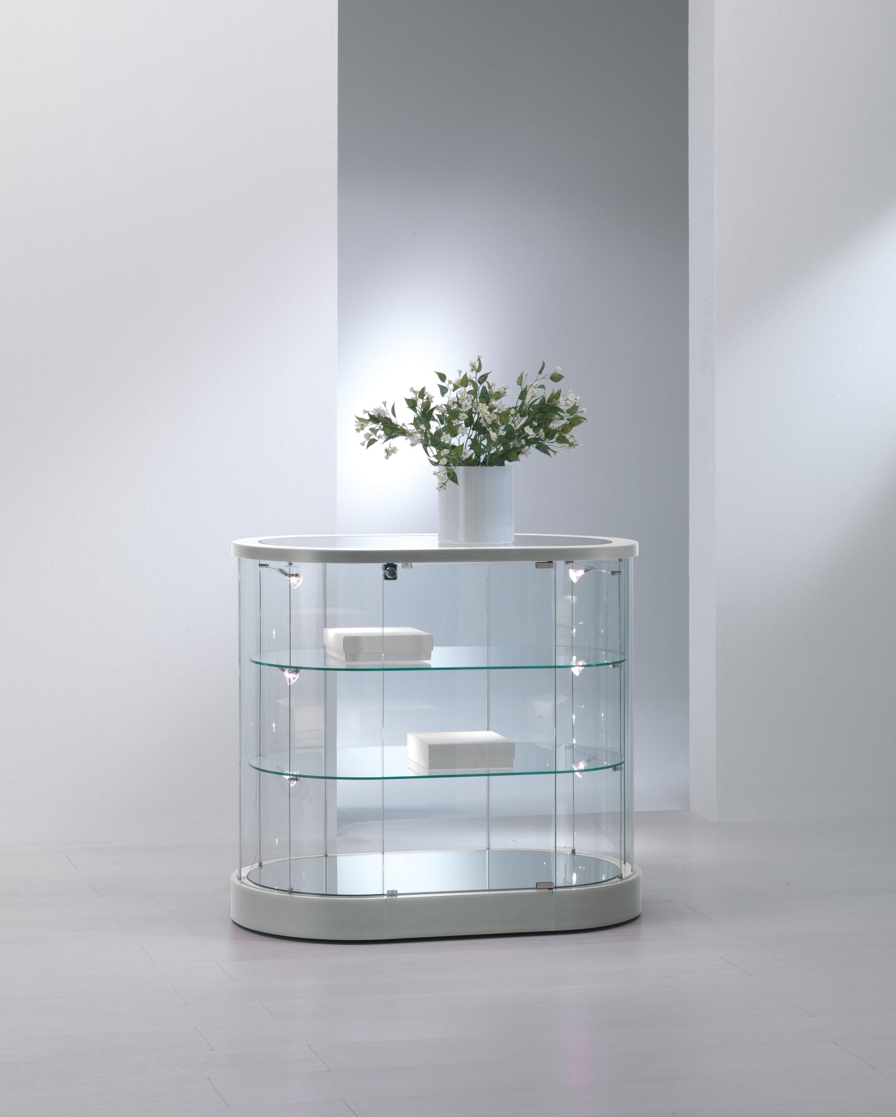 BANCHI VENDITA, VETRINE CURVE TOP LINE 9 96X56X87 CM - 209/OB - ITALVETRINE