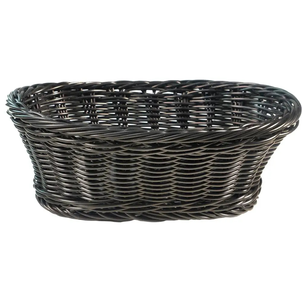 CESTINO OVALE 25X19 CM NERO BASKY 31320101 MEDRI - 13650156 - MEDRI