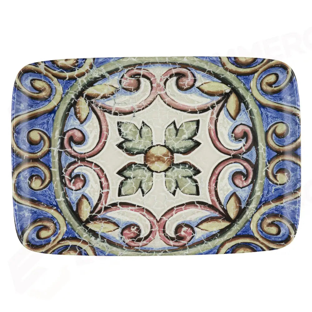 AMALFI QUADRO RETTANGOLARE PIATTO 37 CM (33 * 23) - 20203-151637 - ID FINE