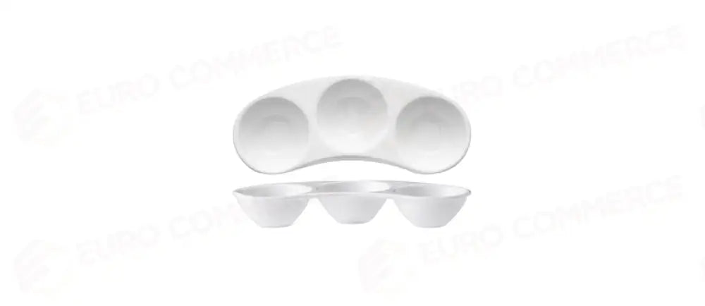 ANTIPASTIERA 3 SCOMP.BIANCO LUC.16,2X6,7 - 144107 - MORINI