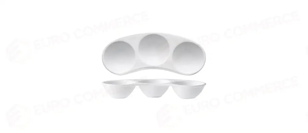 ANTIPASTIERA 3 SCOMP.BIANCO OPA.16,2X6,7 - 144109 - MORINI
