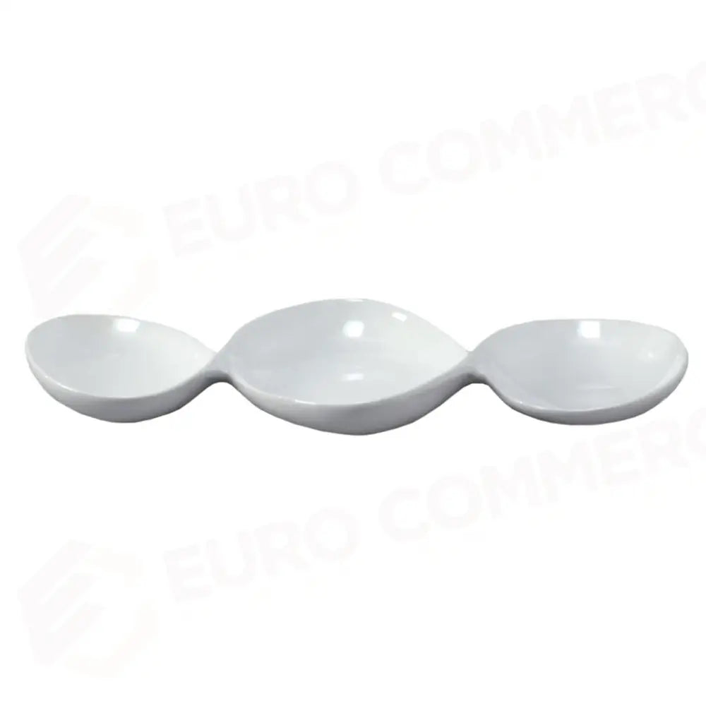 ANTIPASTIERA OVALE 3 SCOMPARTI 39 CM ANTIPASTIERE 4243 MEDRI - 11460065 - MEDRI