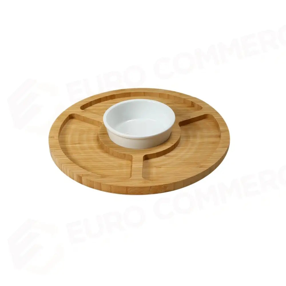 ANTIPASTIERA TONDA CON CIOTOLA 30 CM ALL AROUND MB3050 MEDRI - 13250003 - MEDRI