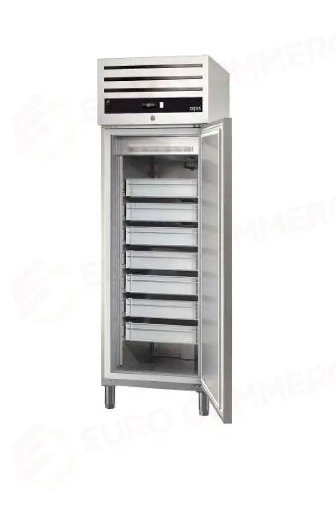 AP 801 HC PESCE ARMADIO FRIGO PER PESCE CON (7 CASSETTE PVC 400×600) DOTATO DI SCOLO ACQUA CASSETTE - ASPES