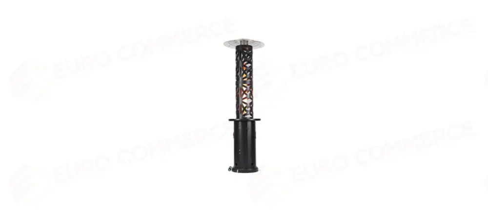 ARABESQUE STUFA A GAS NERA C/RUOTE CM70 H220 - 201145 - MORINI