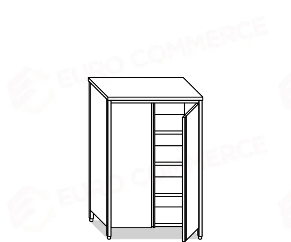 ARMADI NEUTRI EUR ARMADI ACCIAIO INOX PER CUCINE PROFESSIONALI E LABORATORI - V04207 V04307 - MITTEL - ARMADI NEUTRI