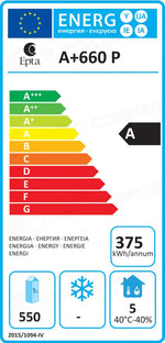 ARMADI REFRIGERATI E CONGELATORI A POZZETTO - A+ 660 P - IARP - ATTREZZATURA PROFESSIONALE