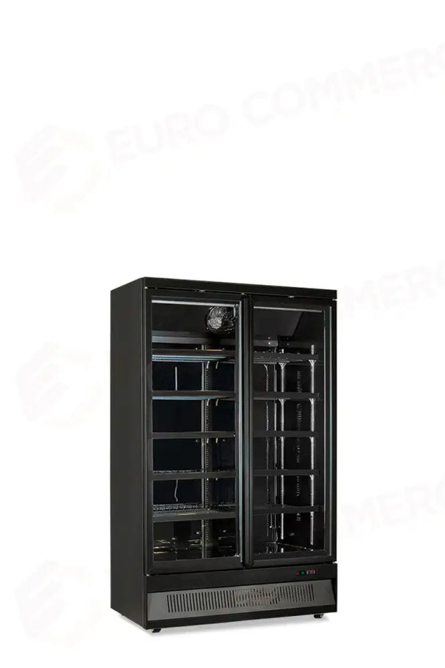 ARMADI VENTILATO, 2 ANTE - +1 °C / +10 °C - MR 126 TN2 BLK - KLIMAITALIA