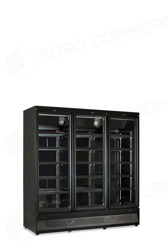 ARMADI VENTILATO, 3 ANTE - +1 °C / +10 °C - MR 188 TN3 BLK - KLIMAITALIA