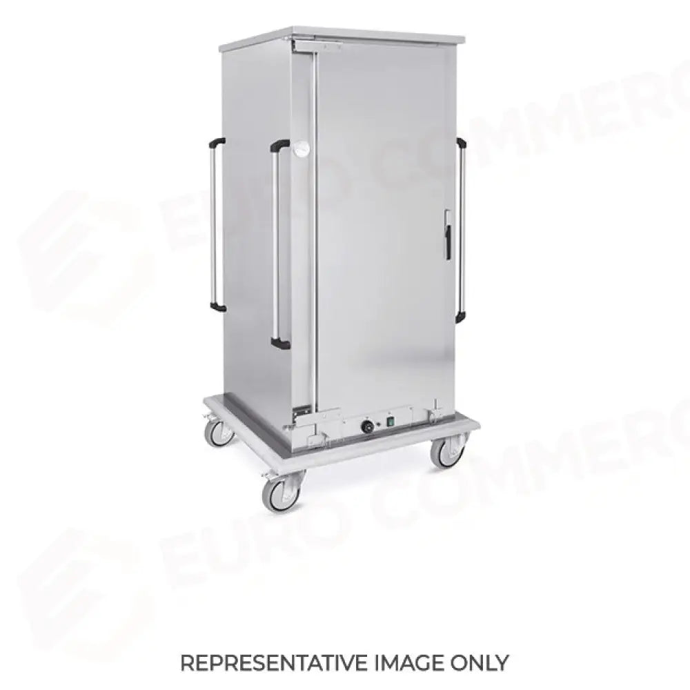 ARMADIO CALDO PORTATEGLIE 18X60X40 GUIDE A ’L’ RUOTE ELASTICHE 2 FRENATE - 3218-6040-K-E - METALCARRELLI - ARMADI