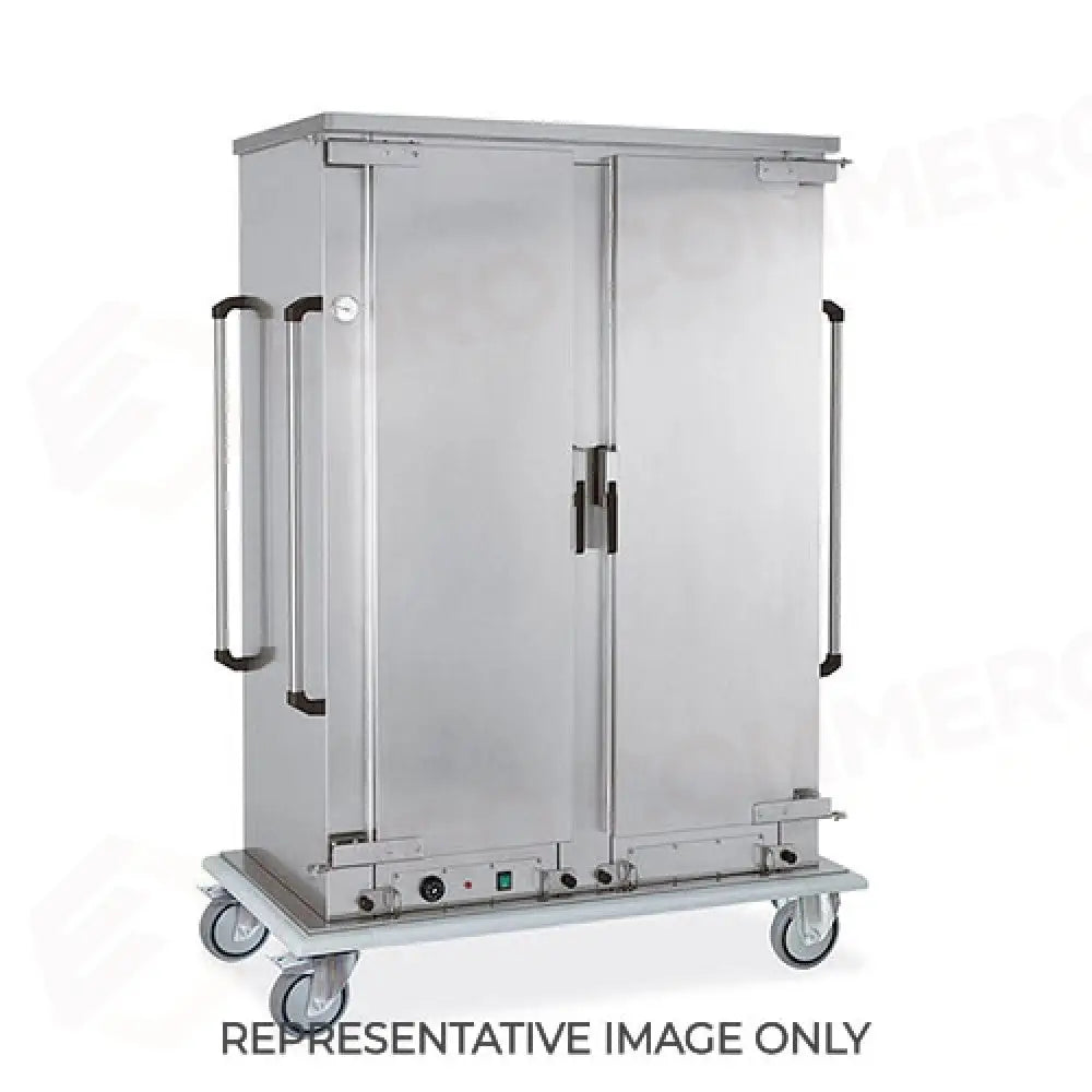 ARMADIO CALDO PORTAVASSOI 8X2 UNIVERSALE GUIDE IN FILO RUOTE ELASTICHE 2 FRENATE - 3216U-K-E - METALCARRELLI - CARRELLI
