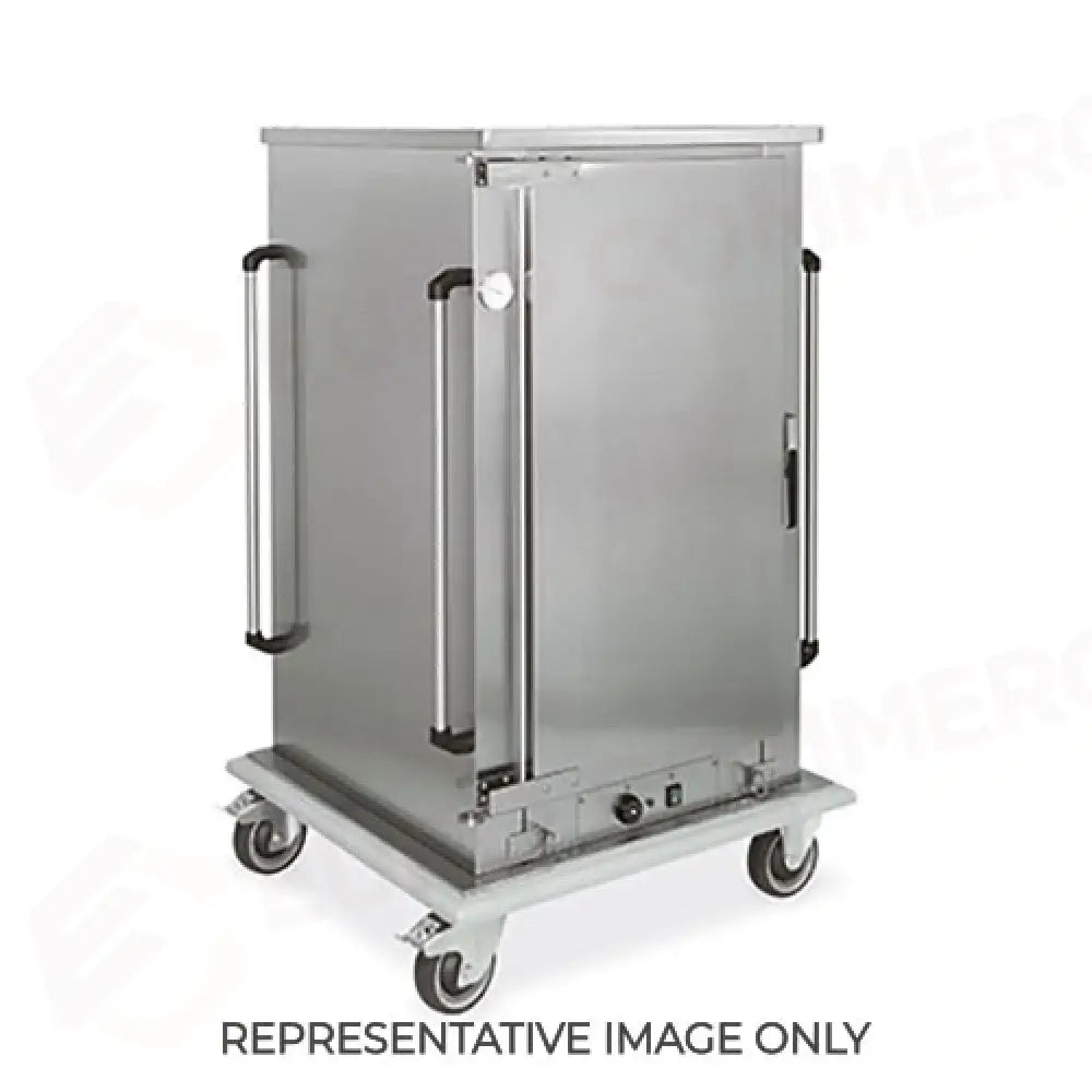 ARMADIO CALDO PORTAVASSOI 8XUNIVERSALE GUIDE IN FILO RUOTE ELASTICHE 2 FRENATE - 3208U-K-E - METALCARRELLI - ARMADI