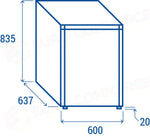 ARMADIO CONGELATORE 200 LT. -20°C/-15°C - QNX 200 - COOL HEAD