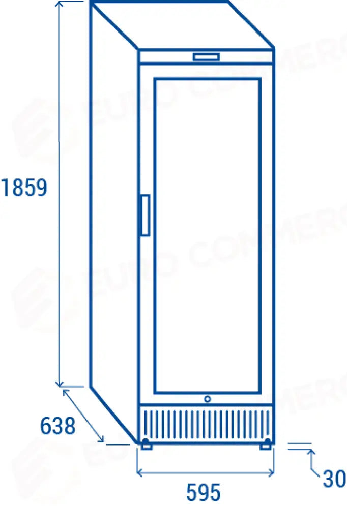 ARMADIO CONGELATORE 300 LT. L1 -15°C/-18°C - CNG 390 - COOL HEAD