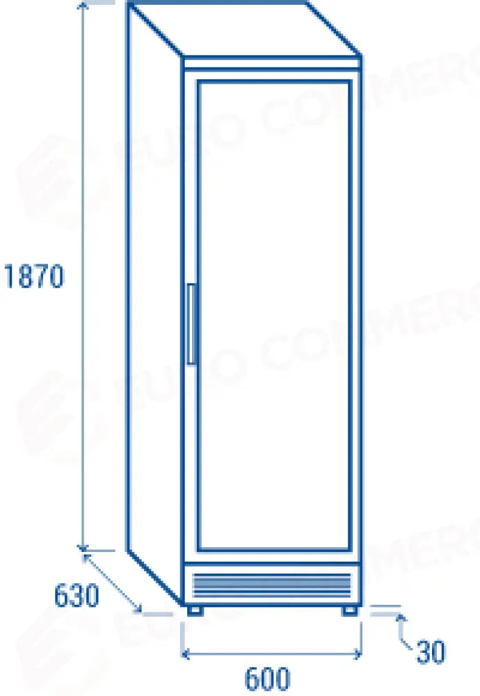 ARMADIO CONGELATORE 300 LT. L1 -15°C/-18°C - TNG 390B - COOL HEAD