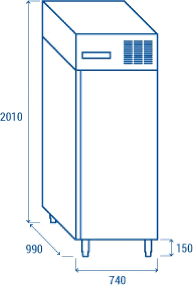 ARMADIO CONGELATORE EURONORM -18°/-22°C - GE 800BT - COOL HEAD