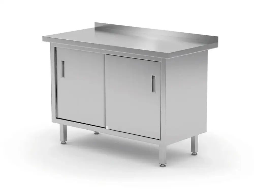 ARMADIO DA TAVOLO A PARETE CON PORTE SCORREVOLI – SALDATO PROFI LINE 1600X600X(H)850MM - HENDI