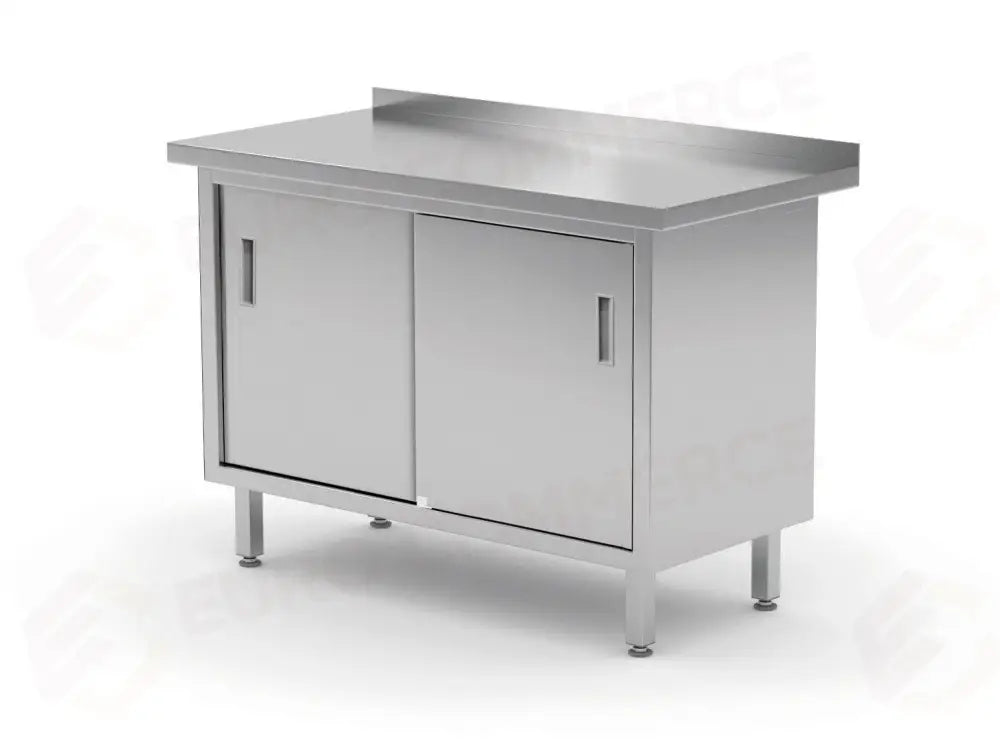 ARMADIO DA TAVOLO A PARETE CON PORTE SCORREVOLI – SALDATO PROFI LINE 800X600X(H)850MM - HENDI